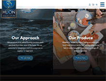 Tablet Screenshot of huonaqua.com.au